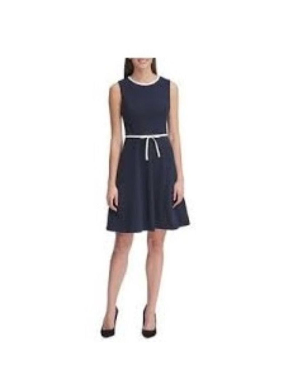 Tommy Hilfiger Scuba Crepe Fit-&-Flare Dress